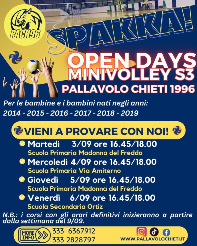 Open Days Minivolley